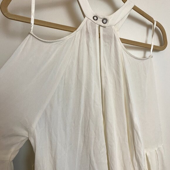 Women's NWT Free People Drift Away Cold Shoulder Long Sleeve Bohemian Blouse - Picture 7 of 11